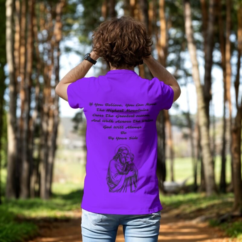 God Fidence — Faith Over Fear Purple T-Shirt