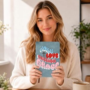 Faith • Love • Passion • Grace — Hardcover Notebook