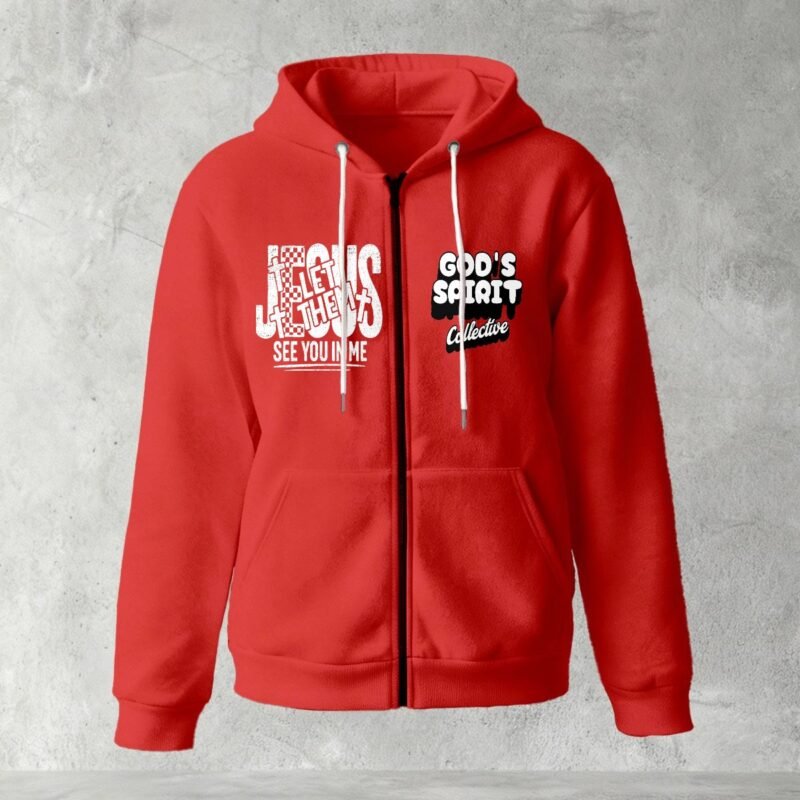 God’s Spirit Collective — Jesus Let Them See You In Me Half-Zip Hoodie