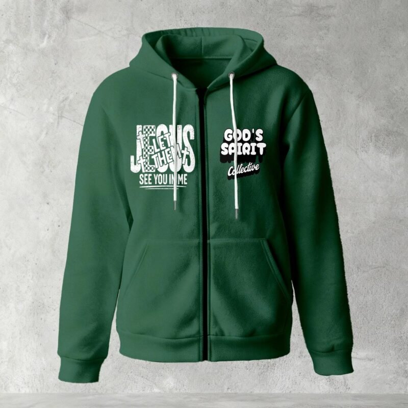 God’s Spirit Collective — Jesus Let Them See You In Me Half-Zip Hoodie