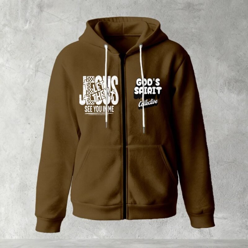 God’s Spirit Collective — Jesus Let Them See You In Me Half-Zip Hoodie