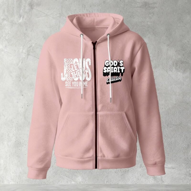 God’s Spirit Collective — Jesus Let Them See You In Me Half-Zip Hoodie