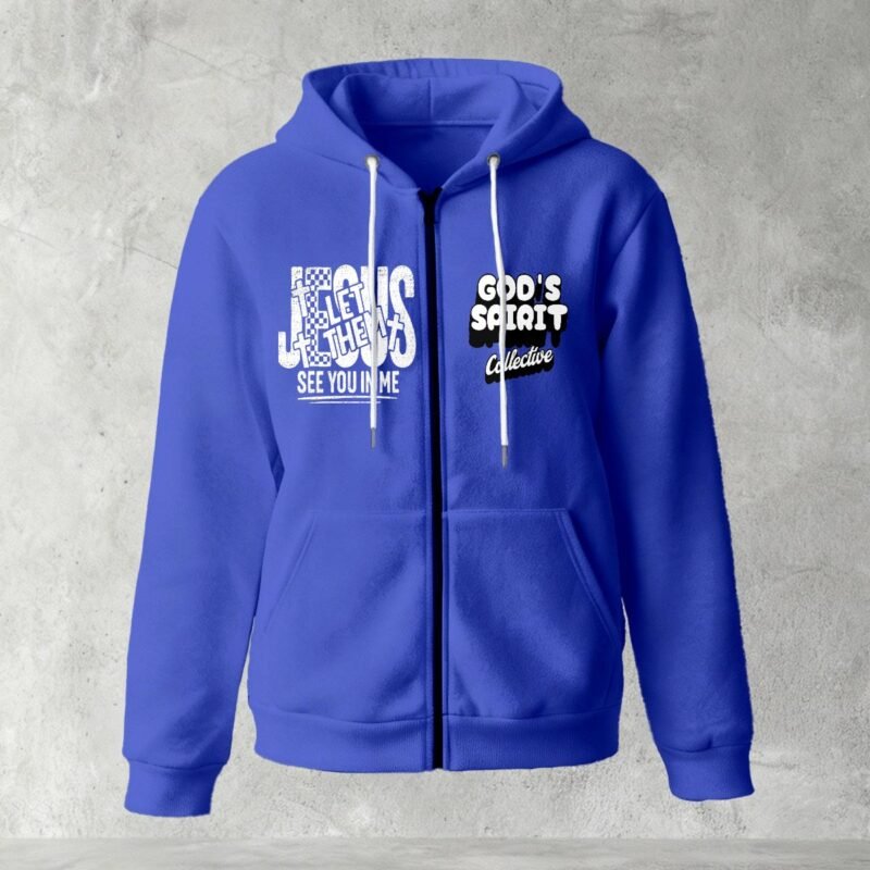 God’s Spirit Collective — Jesus Let Them See You In Me Half-Zip Hoodie
