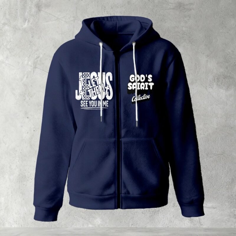 God’s Spirit Collective — Jesus Let Them See You In Me Half-Zip Hoodie