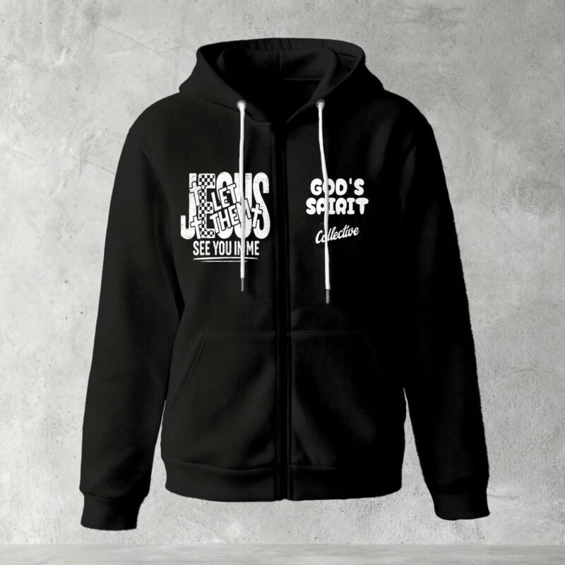 God’s Spirit Collective — Jesus Let Them See You In Me Half-Zip Hoodie